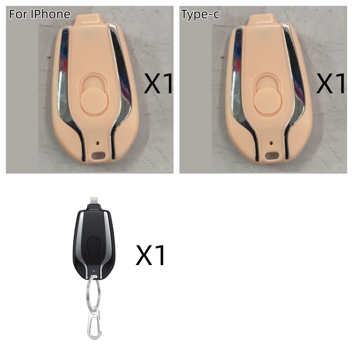 Mini Power Pod Charger Keychain